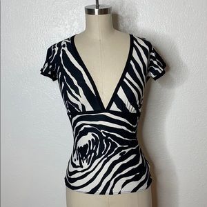 Dolce & Cabbana Zebra Black And White Top 34 - image 1